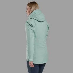 Montane Waterproof Jackets-Womens Cetus Jacket - Sea Mist