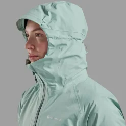 Montane Waterproof Jackets-Womens Cetus Jacket - Sea Mist