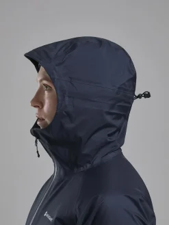 Montane Waterproof Jackets-Womens Cetus Lite Jacket - Eclipse Blue