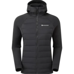 Montane Insulated Jackets-Womens Composite Hoodie - Black