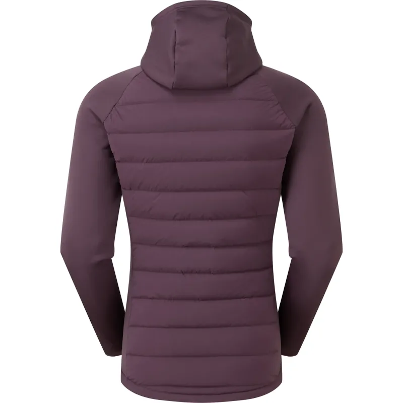 Montane Insulated Jackets-Womens Composite Hoodie - Mulberry
