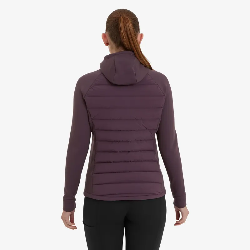 Montane Insulated Jackets-Womens Composite Hoodie - Mulberry