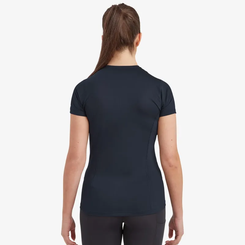 Montane T-Shirts & Baselayers-Womens Dart Lite T-Shirt - Eclipse Blue