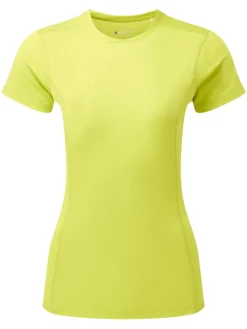 Montane T-Shirts & Baselayers-Womens Dart Lite T-Shirt - Citrus Spring