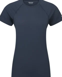 Montane T-Shirts & Baselayers-Womens Dart Nano T-Shirt - Eclipse Blue