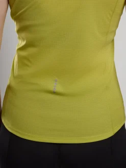 Montane T-Shirts & Baselayers-Womens Dart Nano Zip T-Shirt - Citrus Spring