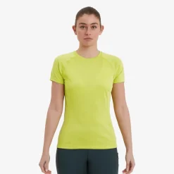 Montane T-Shirts & Baselayers-Womens Dart T-Shirt - Citrus Spring