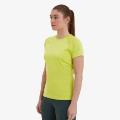 Montane T-Shirts & Baselayers-Womens Dart T-Shirt - Citrus Spring
