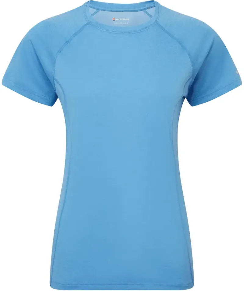 Montane T-Shirts & Baselayers-Womens Dart T Shirt - Cornflower