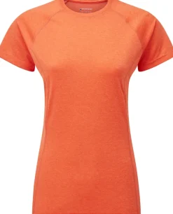 Montane T-Shirts & Baselayers-Womens Dart T-Shirt - Tigerlily