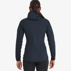 Montane Insulated Jackets-Womens Fireball Lite Hoodie - Eclipse Blue