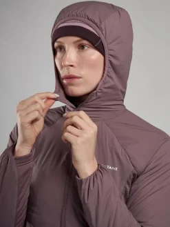 Montane Insulated Jackets-Womens Fireball Lite Hoodie - Moonscape
