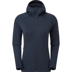 Montane Fleece & Mid Layer-Womens Fury Hoodie - Eclipse Blue