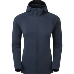 Montane Fleece & Mid Layer-Womens Fury Lite Hoodie - Eclipse Blue
