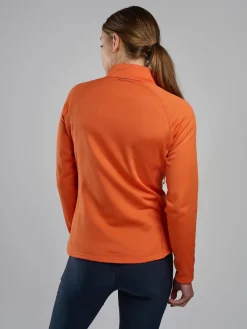 Montane Fleece & Mid Layer-Womens Fury Lite Jacket - Tigerlily