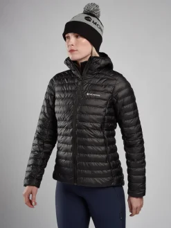 Montane Insulated Jackets-Womens Icarus Hoodie - Black