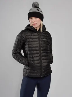 Montane Insulated Jackets-Womens Icarus Hoodie - Black