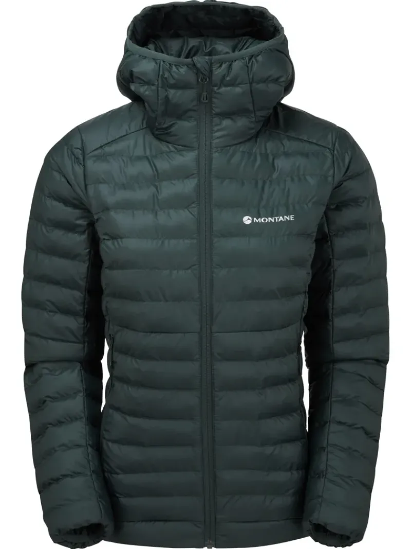 Montane Insulated Jackets-Womens Icarus Hoodie - Deep Forest