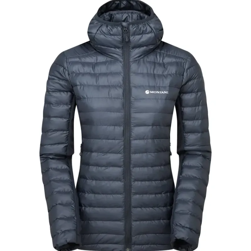 Montane Insulated Jackets-Womens Icarus Lite Hoodie - Eclipse Blue