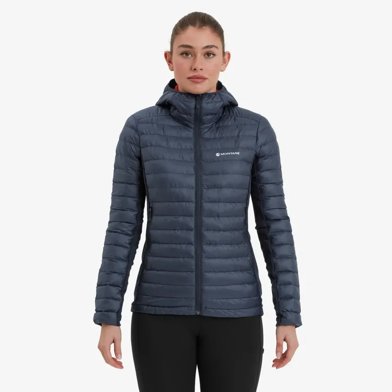 Montane Insulated Jackets-Womens Icarus Lite Hoodie - Eclipse Blue