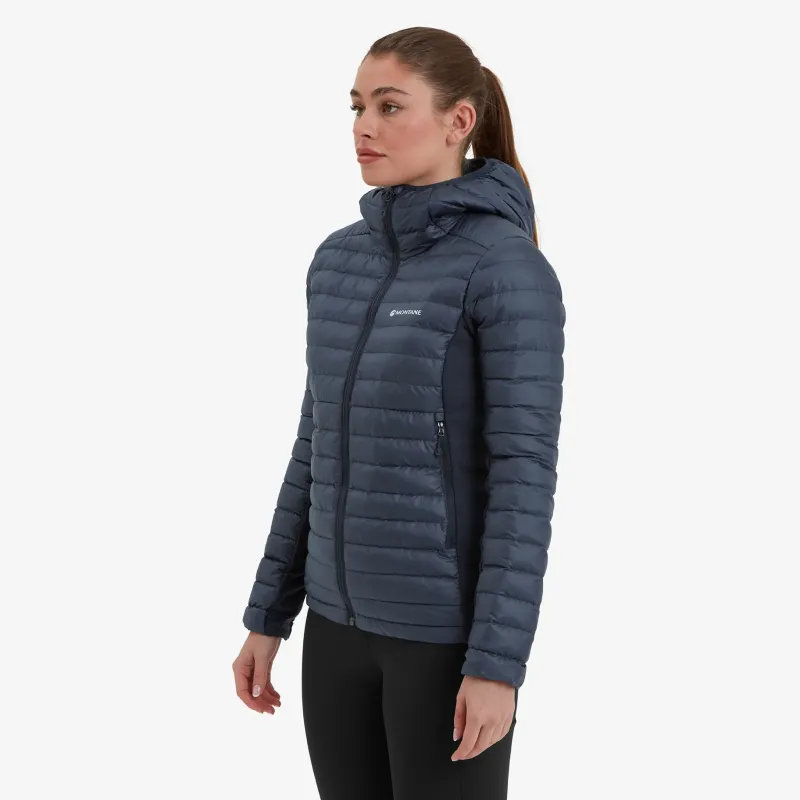 Montane Insulated Jackets-Womens Icarus Lite Hoodie - Eclipse Blue