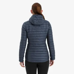 Montane Insulated Jackets-Womens Icarus Lite Hoodie - Eclipse Blue