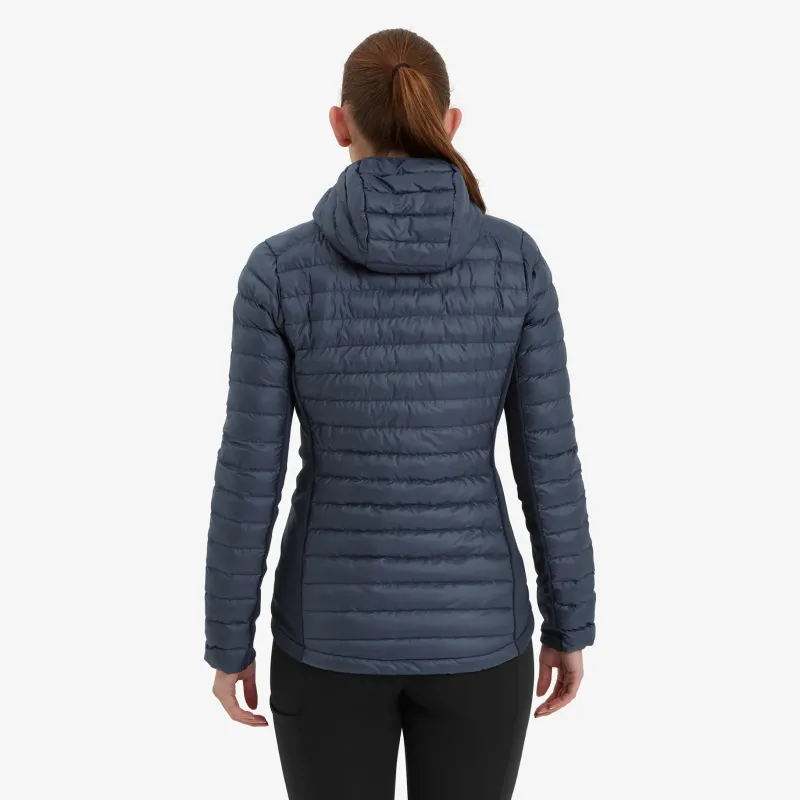 Montane Insulated Jackets-Womens Icarus Lite Hoodie - Eclipse Blue