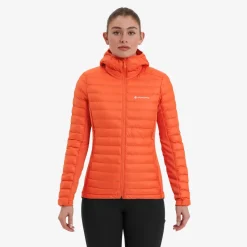 Montane Insulated Jackets-Womens Icarus Lite Hoodie - Tigerlily