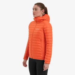 Montane Insulated Jackets-Womens Icarus Lite Hoodie - Tigerlily