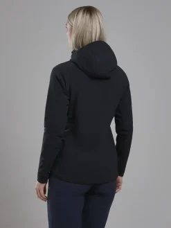 Montane Softshell Jackets-Womens Khamsin Hoodie - Black