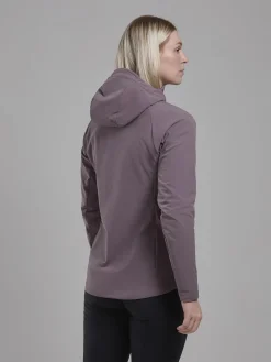 Montane Softshell Jackets-Womens Khamsin Hoodie - Moonscape