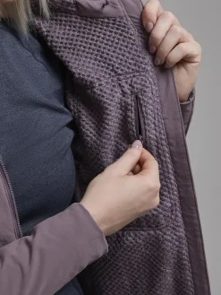Montane Softshell Jackets-Womens Khamsin Hoodie - Moonscape