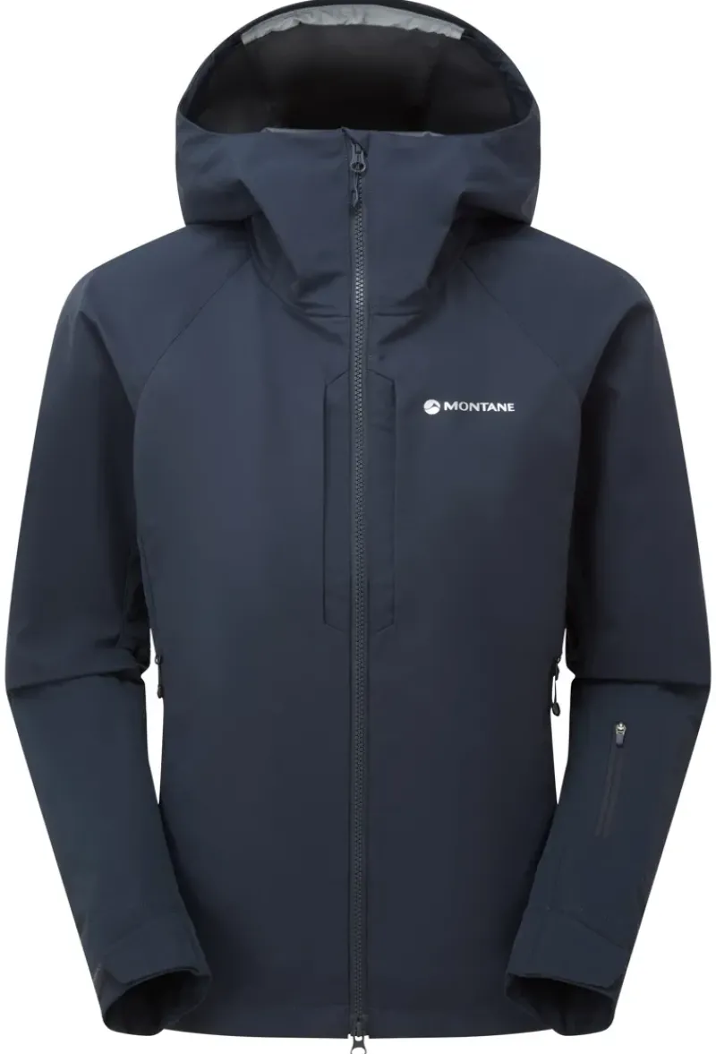 Montane Softshell Jackets-Womens Nordes Hoodie - Eclipse Blue