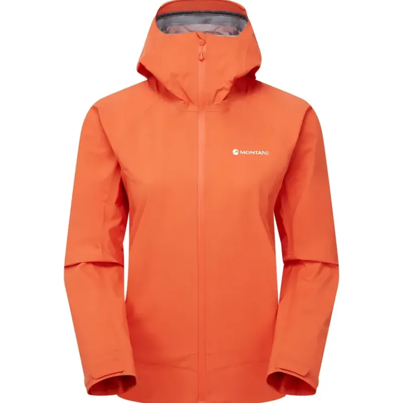 Montane Waterproof Jackets-Womens Phase Lite Jacket - Tigerlily