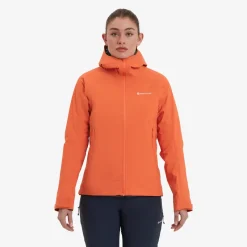 Montane Waterproof Jackets-Womens Phase Lite Jacket - Tigerlily