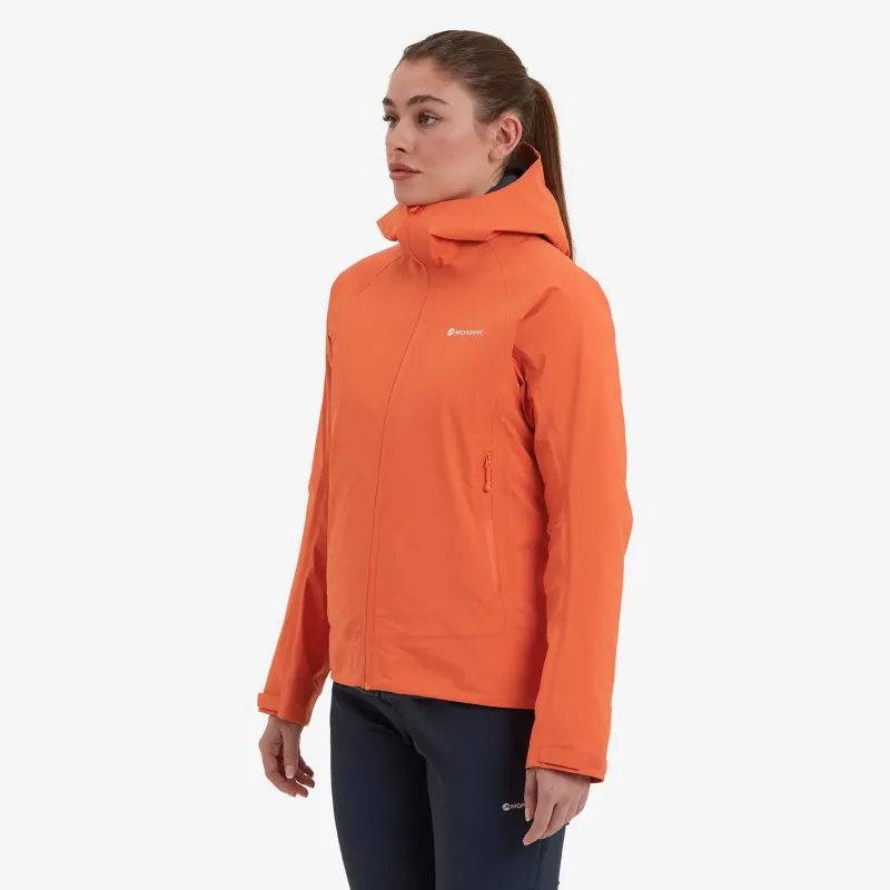 Montane Waterproof Jackets-Womens Phase Lite Jacket - Tigerlily