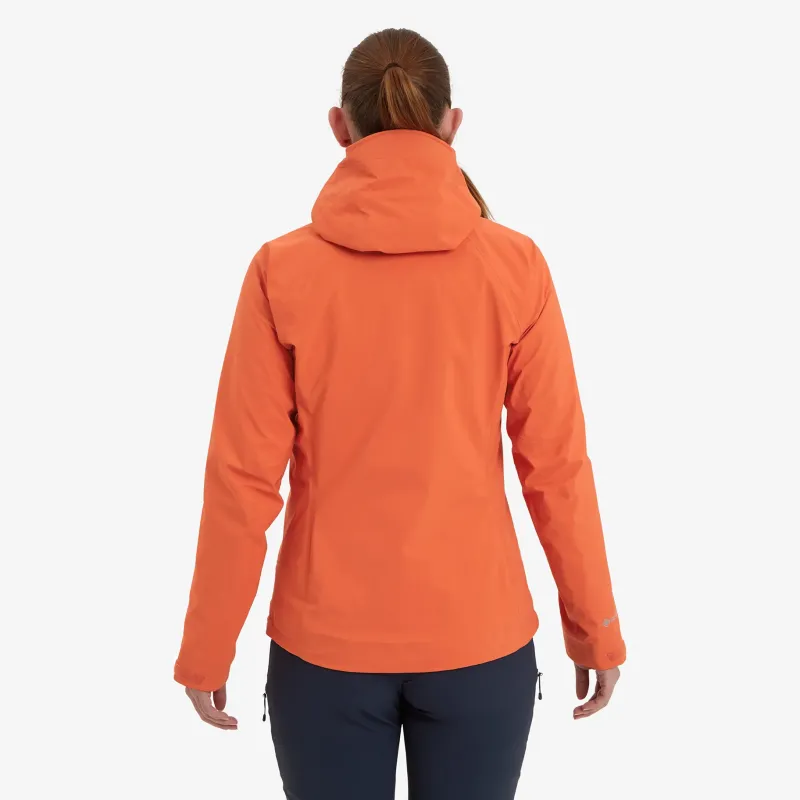 Montane Waterproof Jackets-Womens Phase Lite Jacket - Tigerlily