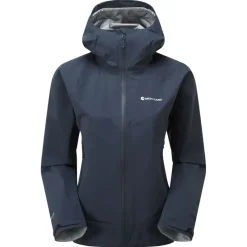 Montane Waterproof Jackets-Womens Phase Lite Jacket - Eclipse Blue