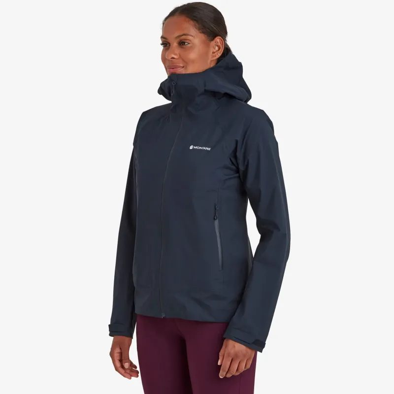 Montane Waterproof Jackets-Womens Phase Lite Jacket - Eclipse Blue