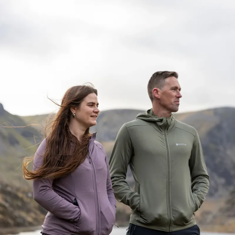 Montane Fleece & Mid Layer-Womens Protium Hoodie - Moonscape