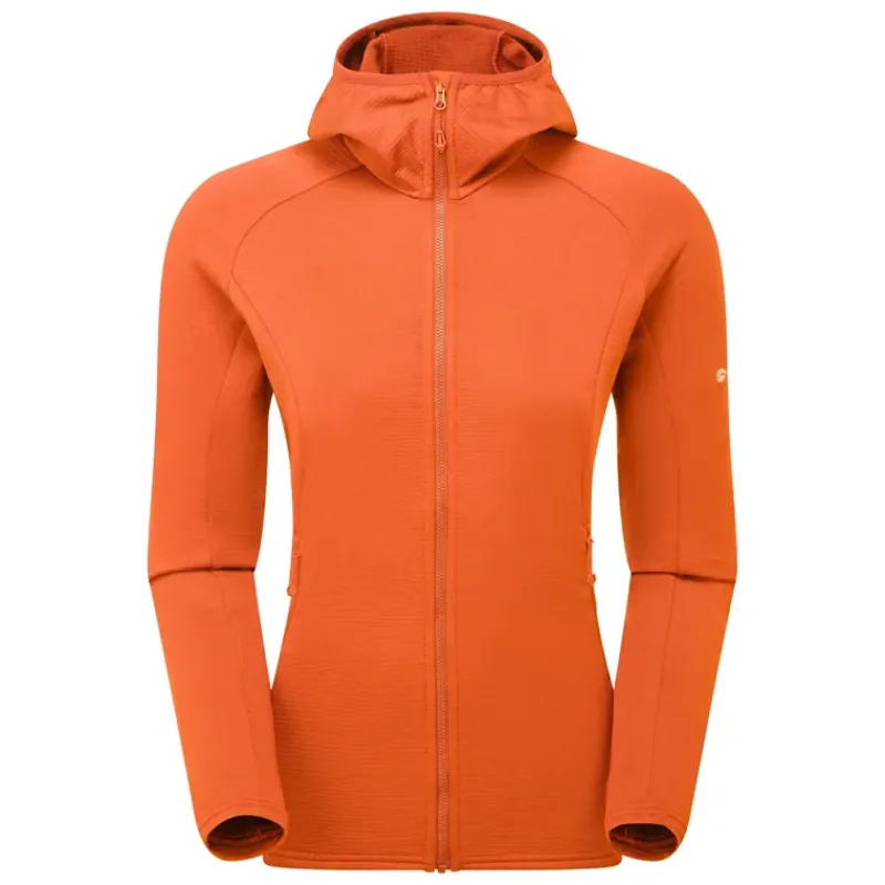 Montane Fleece & Mid Layer-Womens Protium Hoodie - Tigerlily