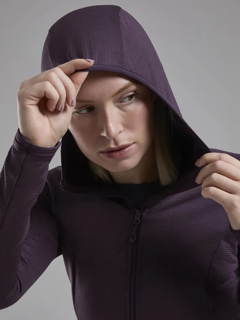 Montane Fleece & Mid Layer-Womens Protium Hoodie - Mulberry