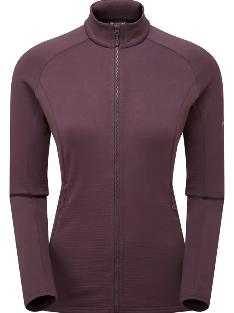 Montane Fleece & Mid Layer-Womens Protium Jacket - Mulberry