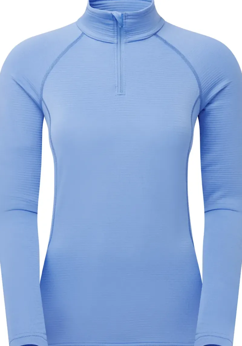 Montane Fleece & Mid Layer-Womens Protium Lite Pull-On - Cornflower