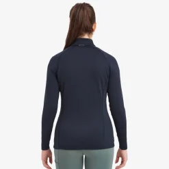 Montane Fleece & Mid Layer-Womens Protium Lite Pull-On - Eclipse Blue