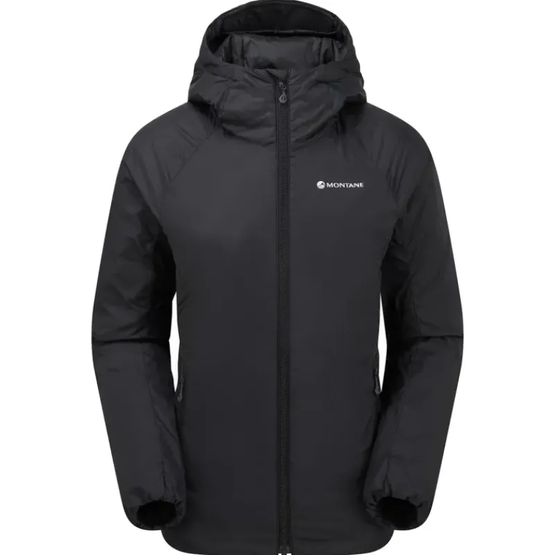 Montane Insulated Jackets-Womens Respond Hoodie - Black