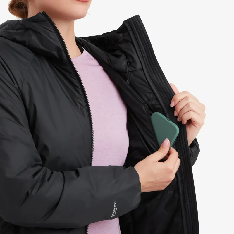 Montane Insulated Jackets-Womens Respond Hoodie - Black