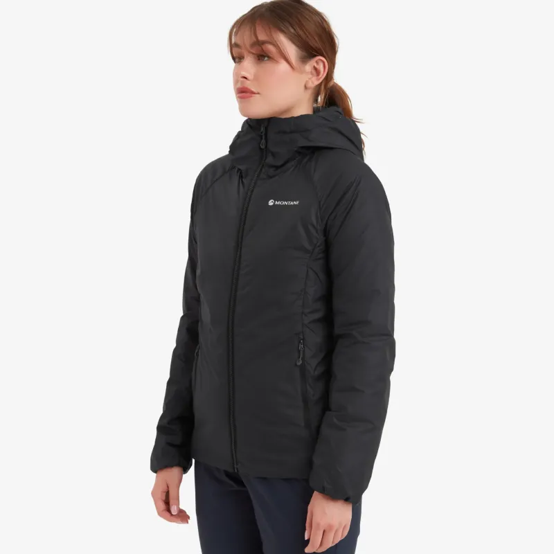 Montane Insulated Jackets-Womens Respond Hoodie - Black