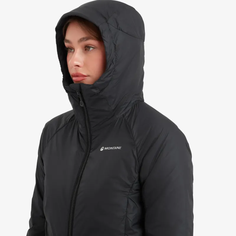 Montane Insulated Jackets-Womens Respond Hoodie - Black