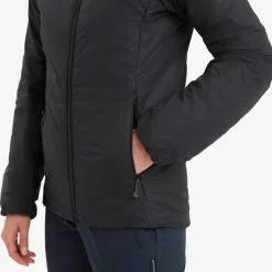Montane Insulated Jackets-Womens Respond Hoodie - Black